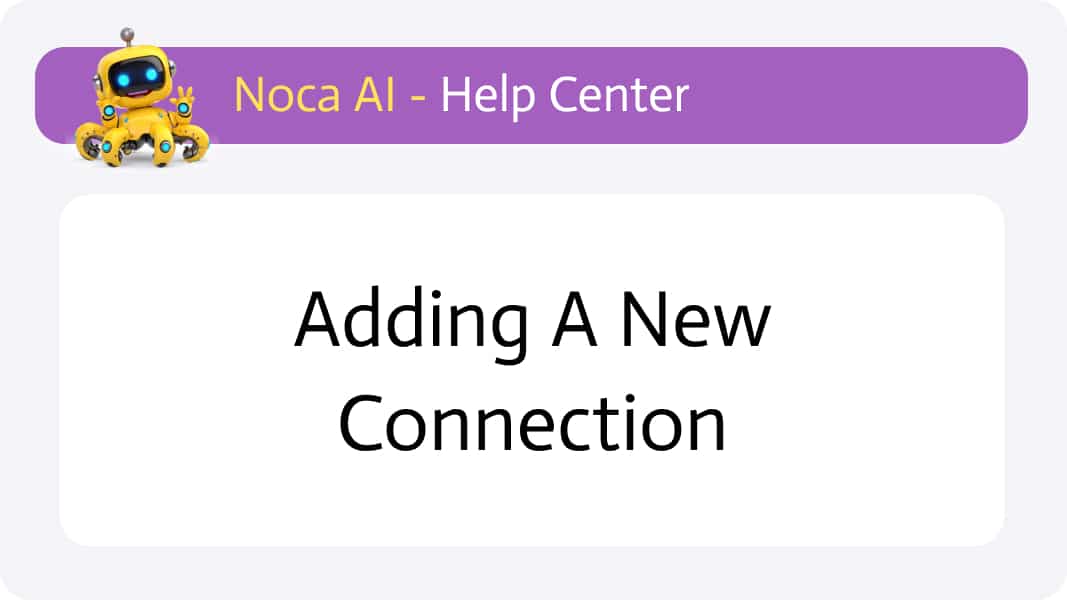 Adding a New Connection-main